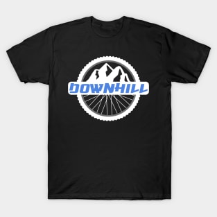 Downhill Mountainbike Bicycle MTB Funny Gift Quote T-Shirt